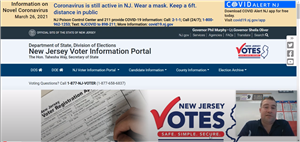  first frame of voter registration information video