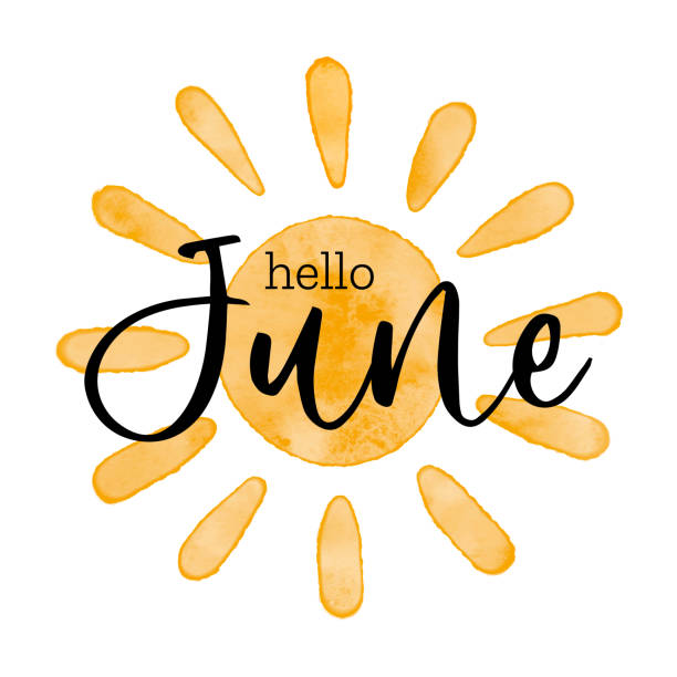  June with sun in background
