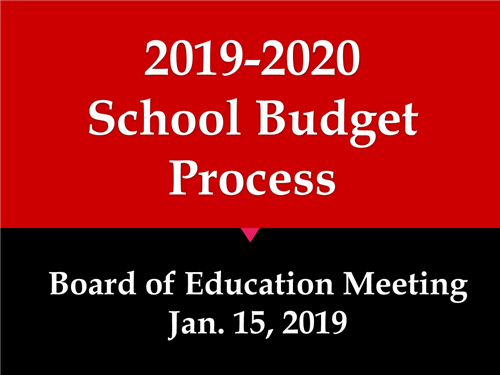 Cover Page of Budget Presentation 