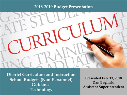 Curriculum and Instruction Title Slide 